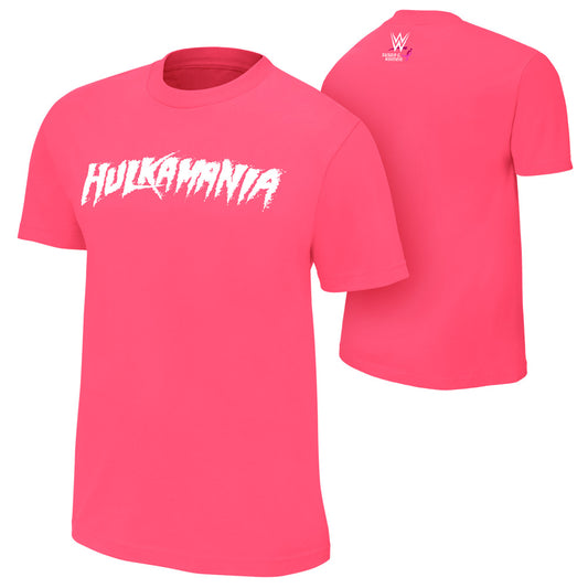 Hulk Hogan Hulkamania Courage Conquer Cure Pink T-Shirt