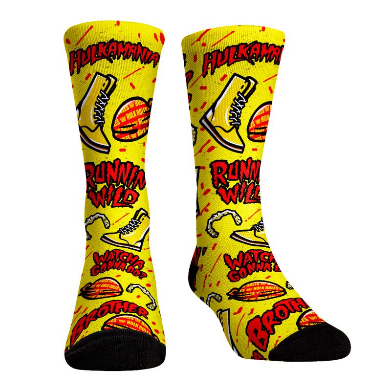 Hulk Hogan Hyperoptic Icons Rock 'Em Socks Pwcatalog