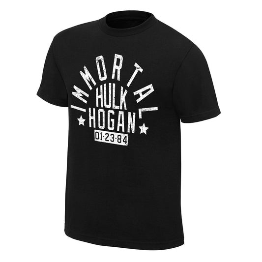 Hulk Hogan Immortal Black Authentic T-Shirt