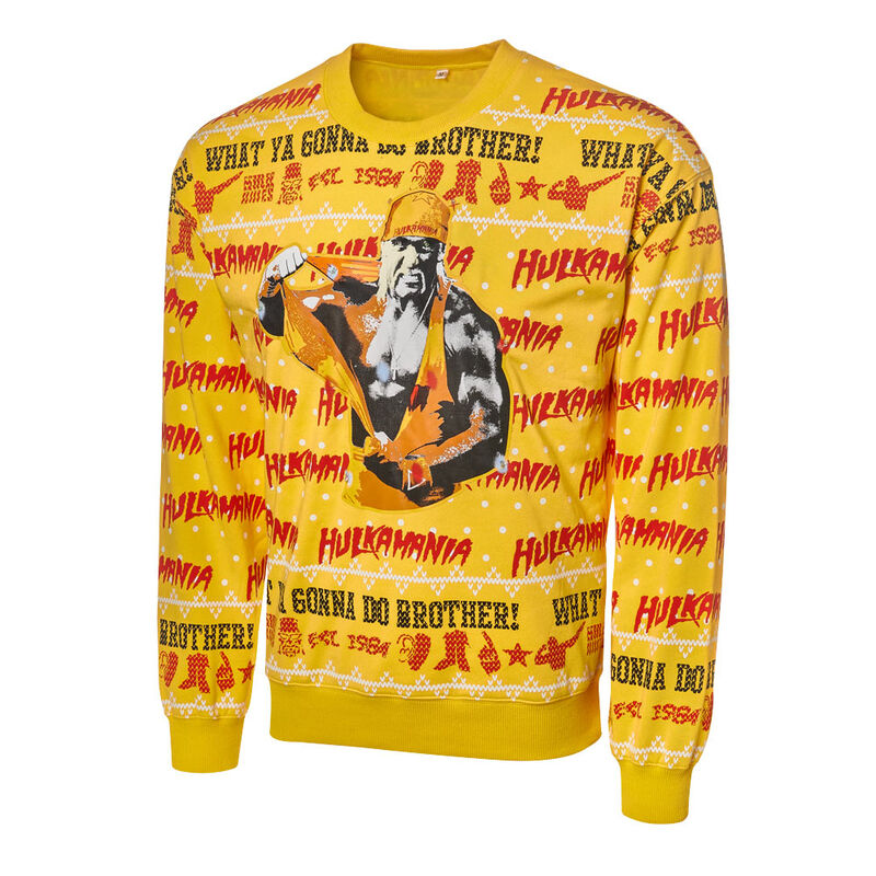 Hulk Hogan Light Up Ugly Holiday Sweatshirt 2019 Pwcatalog