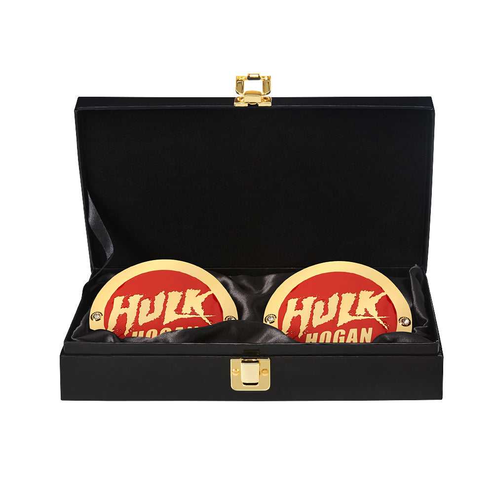 Hulk Hogan WWE World Heavyweight Championship Replica Title Side Plate Box Set Pwcatalog