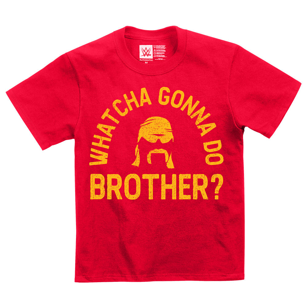 Hulk Hogan Whatcha Gonna Do Brother? Youth Authentic T-Shirt Pwcatalog