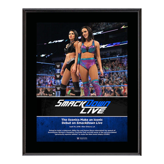 IIconic Duo SmackDown Live New Orleans 10 x 13 Photo Plaque