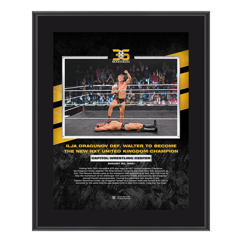 Ilja Dragunov NXT Takeover 36 2021 10x13 Commemorative Plaque Pwcatalog