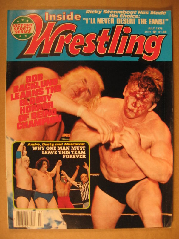 Inside Wrestling July 1978 Magazine PWcatalog
