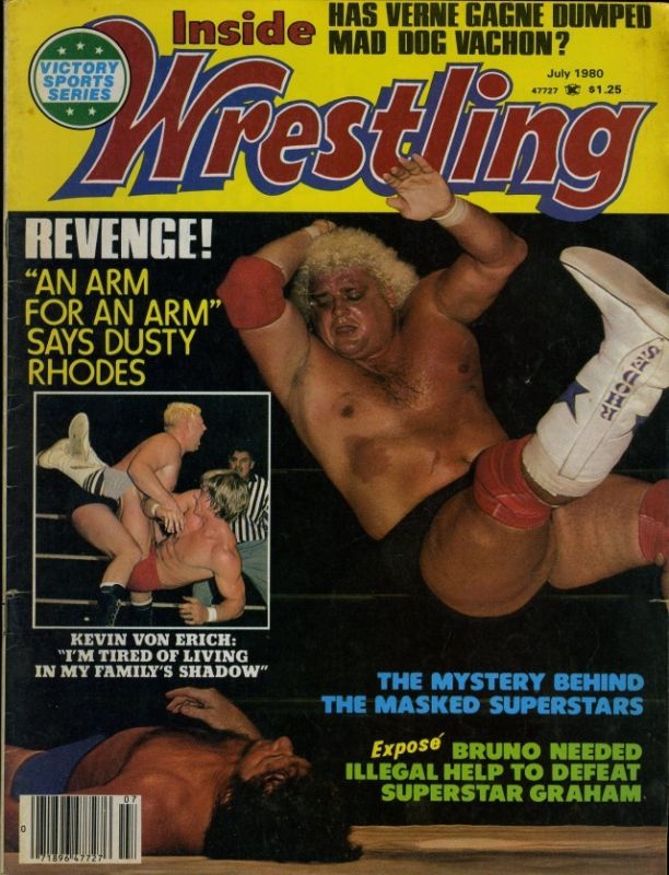 Inside Wrestling July 1980 Magazine PWcatalog