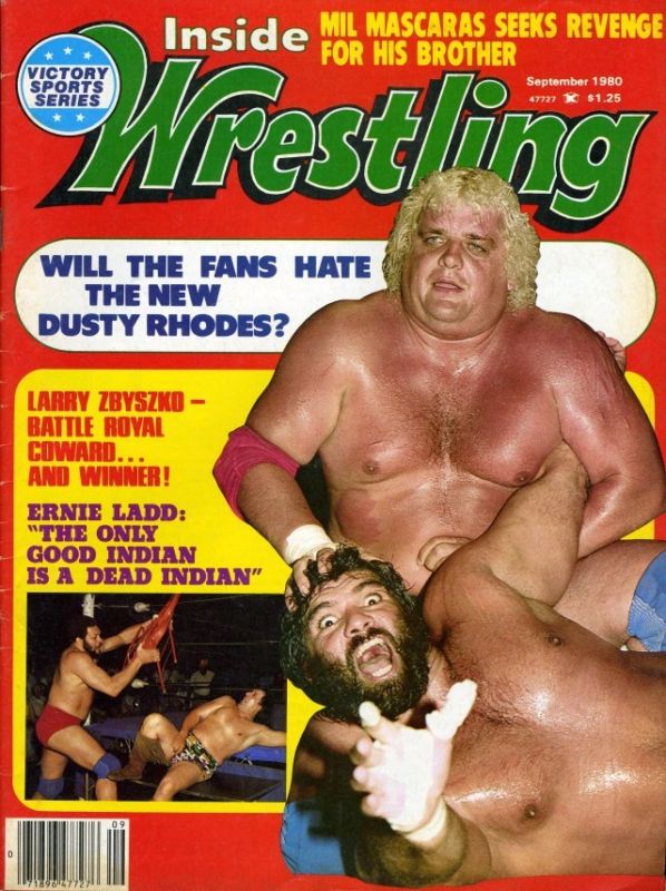 Inside Wrestling September 1980 Magazine PWcatalog