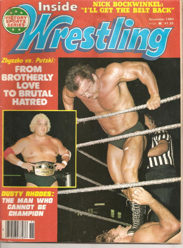 Inside Wrestling November 1980 Magazine PWcatalog