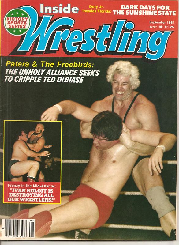 Inside Wrestling September 1981 Magazine PWcatalog