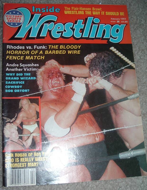 Inside Wrestling February 1983 Magazine PWcatalog