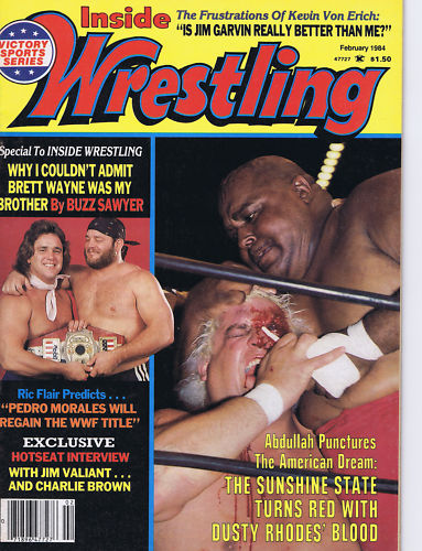 Inside Wrestling February 1984 Magazine PWcatalog