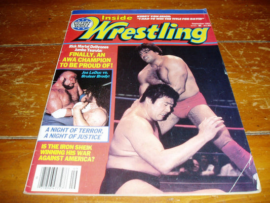 Inside Wrestling September 1984