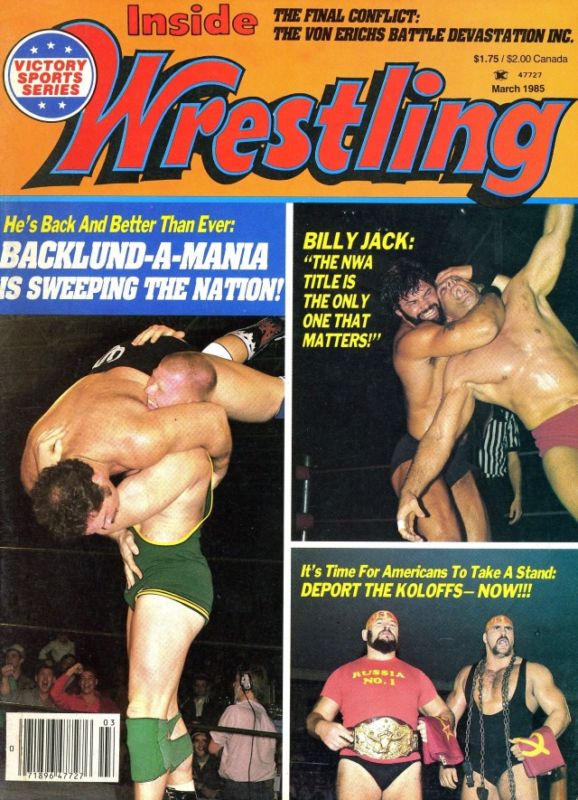 Inside Wrestling March 1985 Magazine PWcatalog