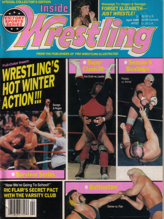Inside Wrestling April 1989
