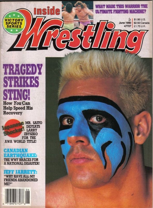 Inside Wrestling June 1990 Magazine PWcatalog