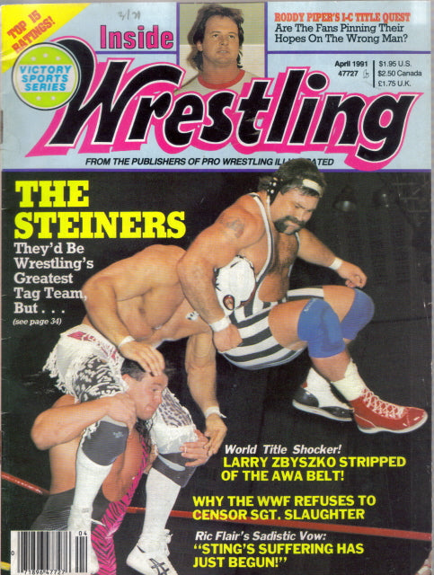 Inside Wrestling April 1991