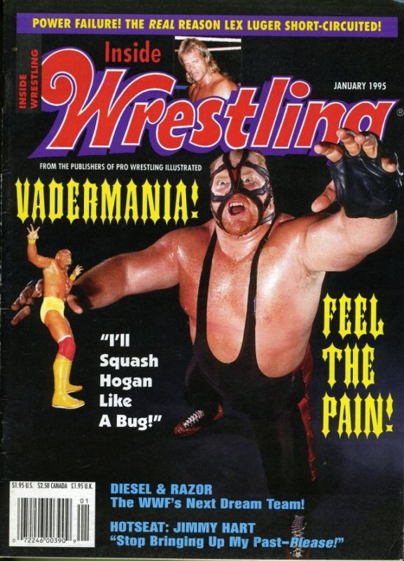 Inside Wrestling January 1995 Magazine PWcatalog