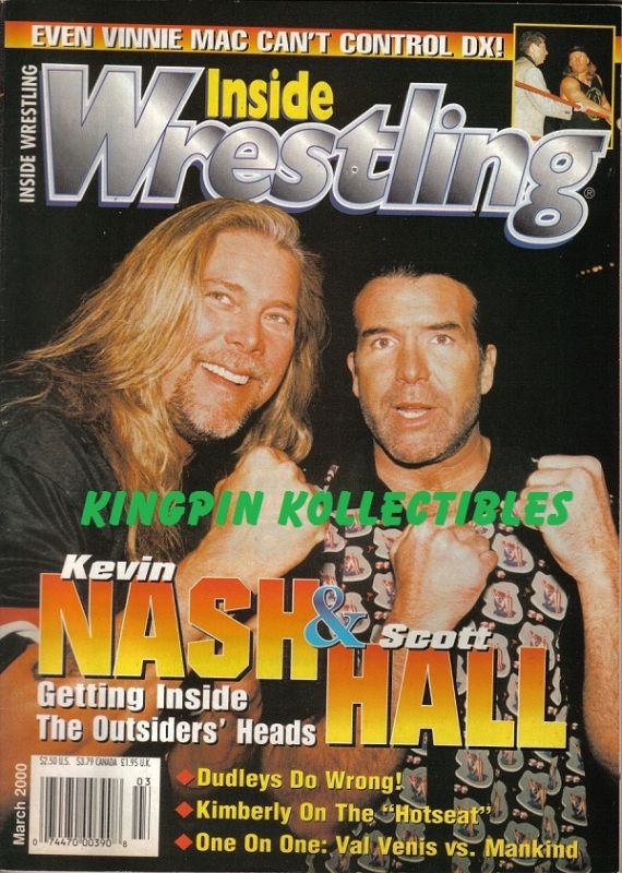 Inside Wrestling March 2000 Magazine PWcatalog