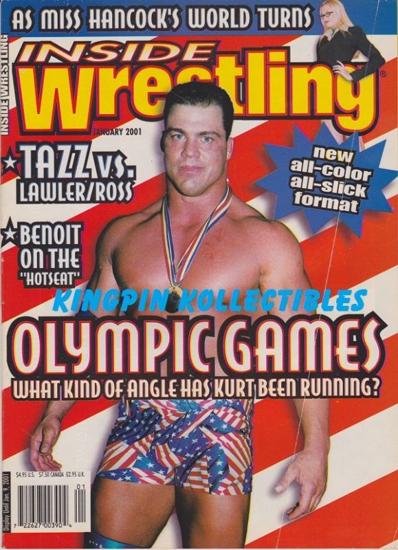Inside Wrestling January 2001 Magazine PWcatalog