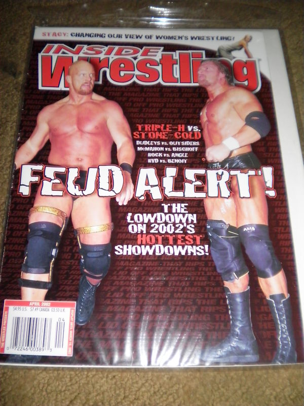Inside Wrestling April 2002 Magazine PWcatalog