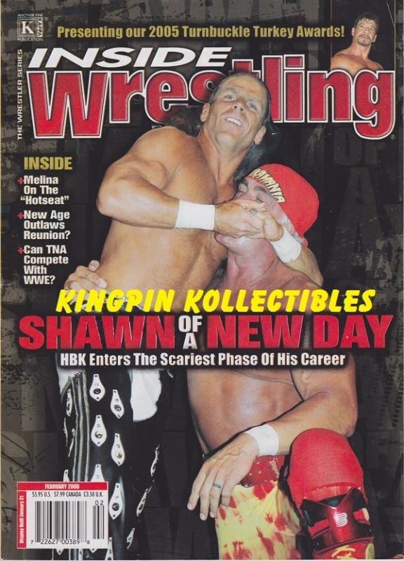 Inside Wrestling February 2006 Magazine PWcatalog