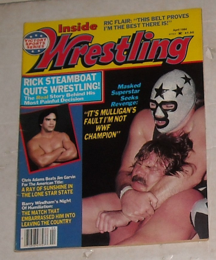 Inside Wrestling April 1984 Magazine PWcatalog