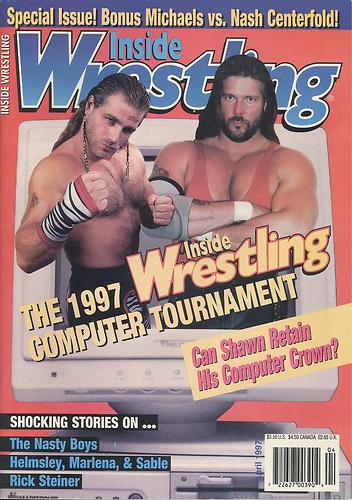 Inside Wrestling April 1997 Magazine PWcatalog