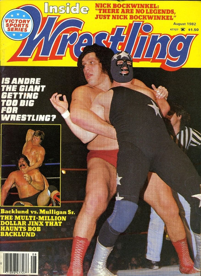 Inside Wrestling August 1982 Magazine PWcatalog