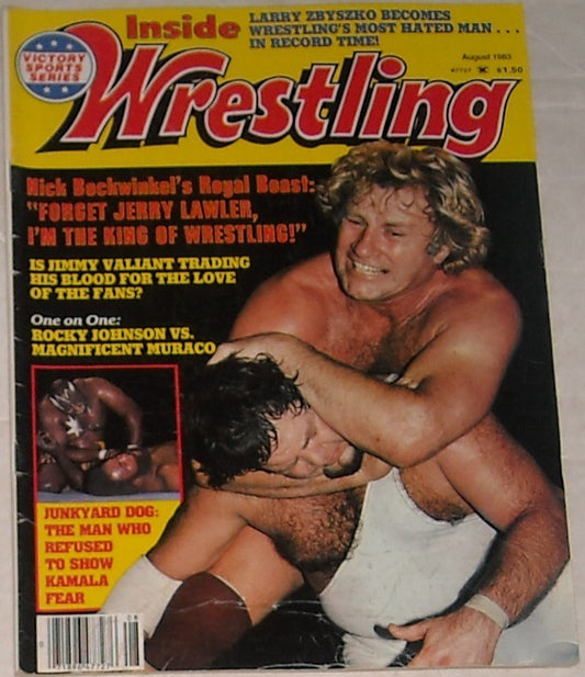 Inside Wrestling  August 1983