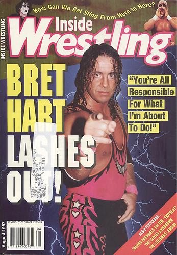 Inside Wrestling August 1997 Magazine PWcatalog