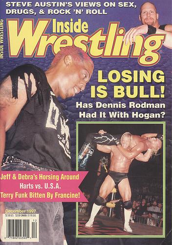 Inside Wrestling December 1997 Magazine PWcatalog