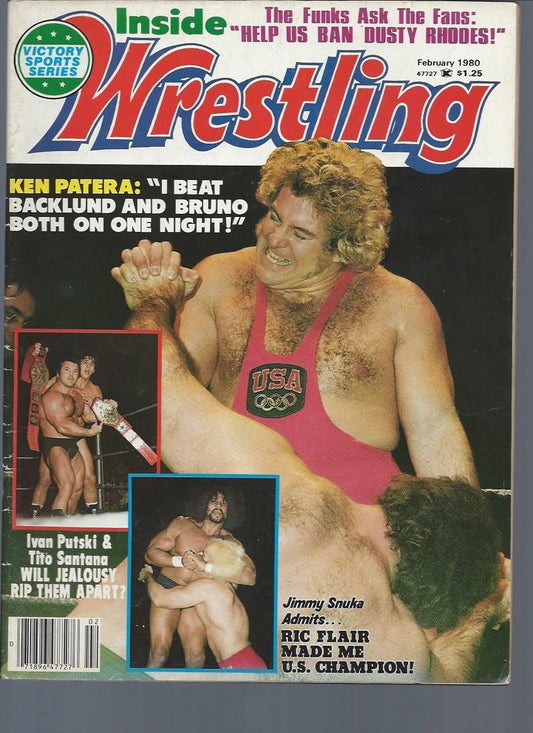 Inside Wrestling February 1980 Magazine PWcatalog
