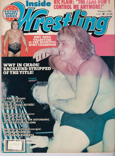 Inside Wrestling  February 1982
