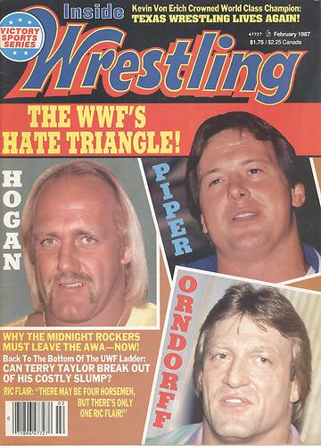 Inside Wrestling February 1987 Magazine PWcatalog