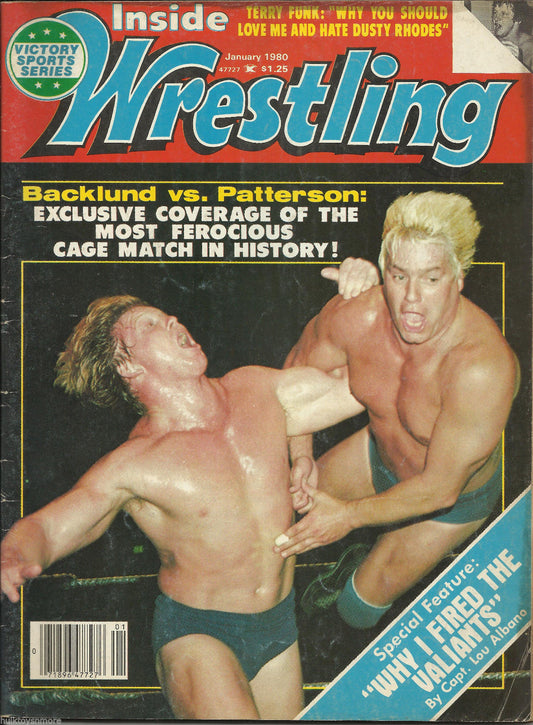 Inside Wrestling January 1980 Magazine PWcatalog