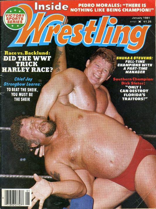 Inside Wrestling January 1981 Magazine PWcatalog