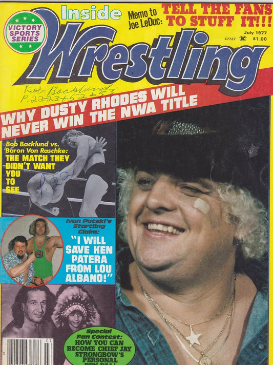 Inside Wrestling  July 1977