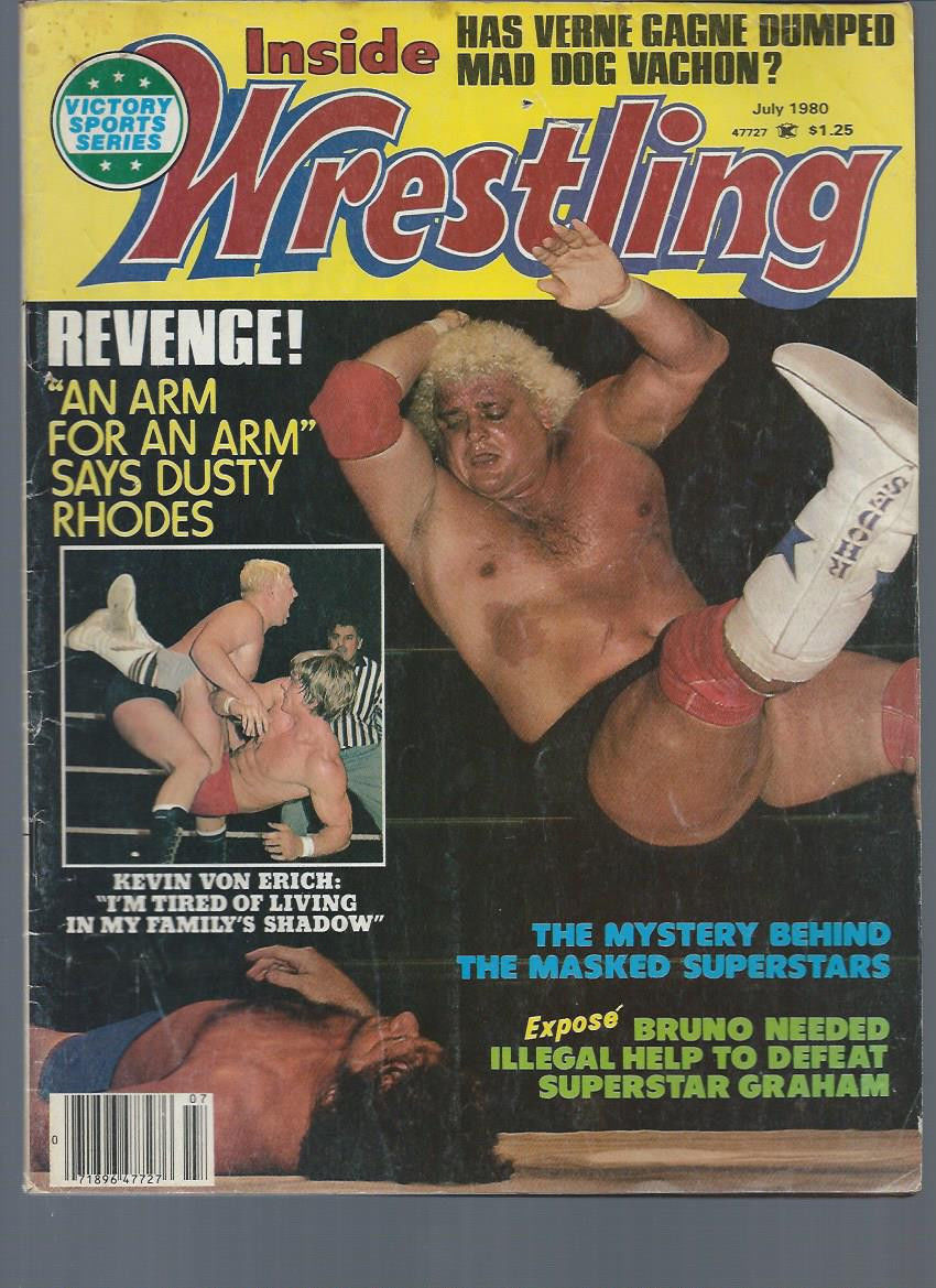 Inside Wrestling July 1980 Magazine PWcatalog