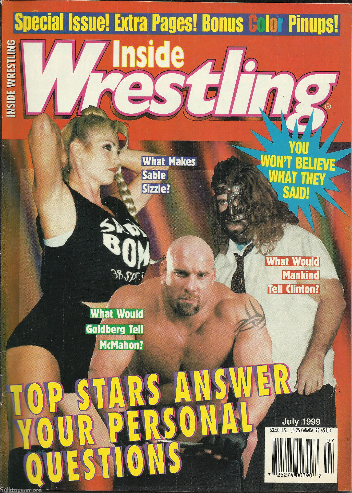 Inside Wrestling  July 1999