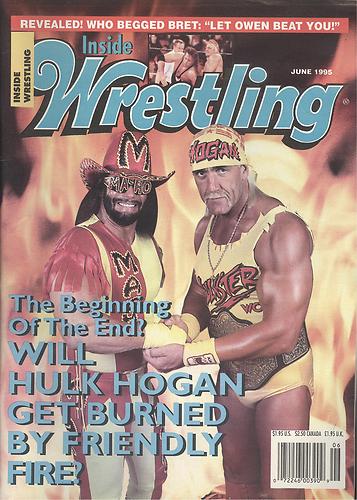 Inside Wrestling June 1995 Magazine PWcatalog