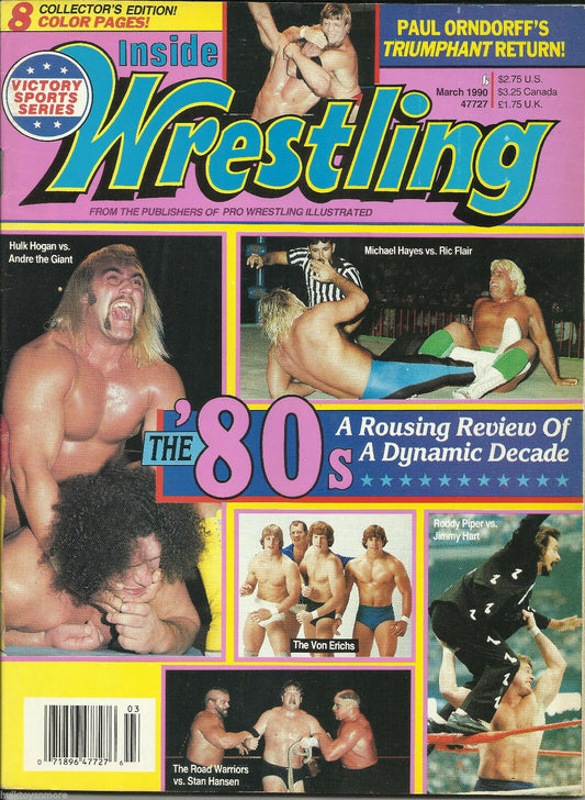 Inside Wrestling  March 1990