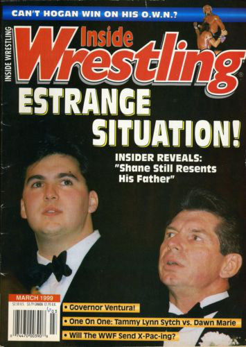Inside Wrestling March 1999 Magazine PWcatalog