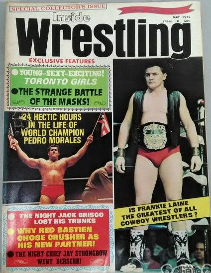 Inside Wrestling May 1972 Magazine PWcatalog