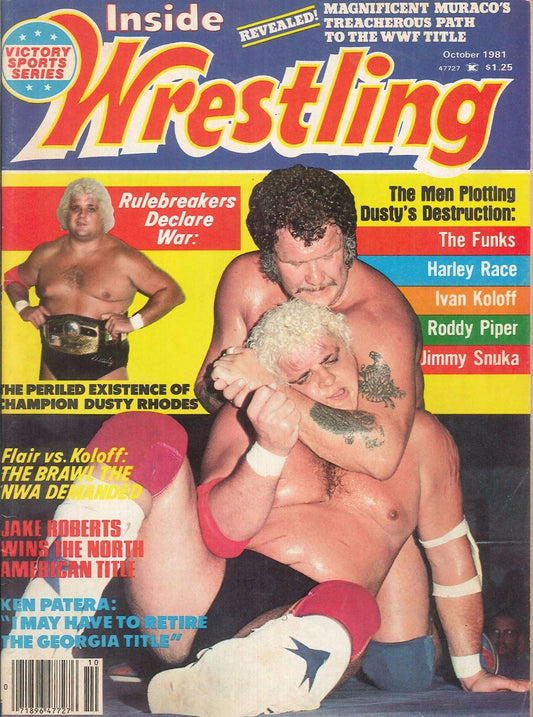 Inside Wrestling  October 1981