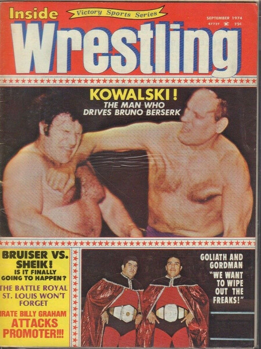 Inside Wrestling  September 1974