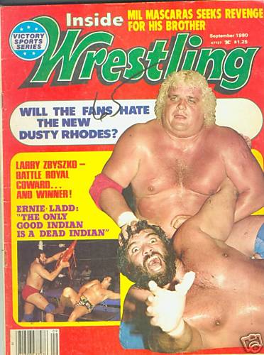 Inside Wrestling September 1980 Magazine PWcatalog