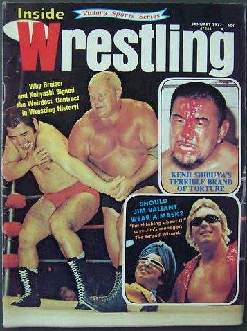 Inside Wrestling January 1972 Magazine PWcatalog