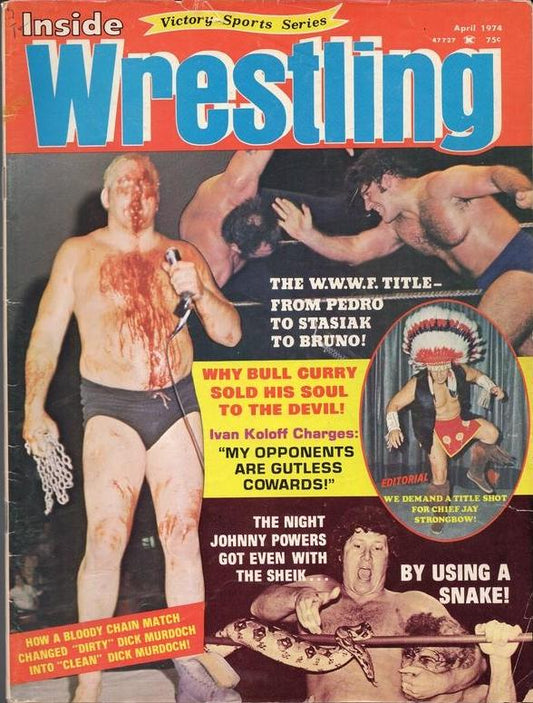 Inside Wrestling April 1974