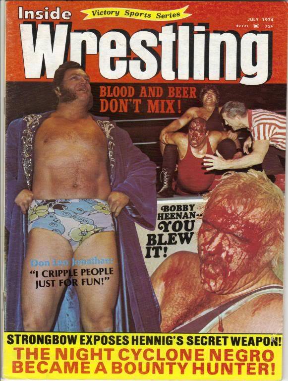 Inside Wrestling July 1974 Magazine PWcatalog