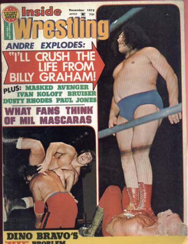 Inside Wrestling December 1975 Magazine PWcatalog